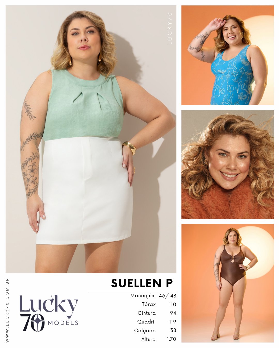 Modelo profissional SUELLEN P na Lucky70