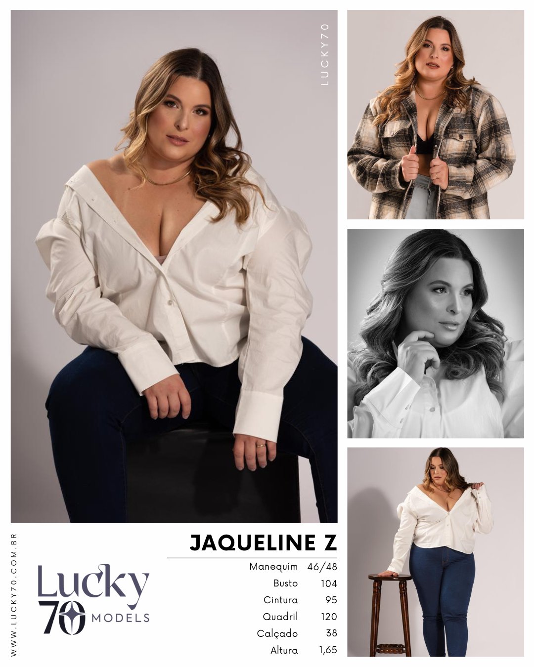 Modelo profissional JAQUELINE Z na Lucky70