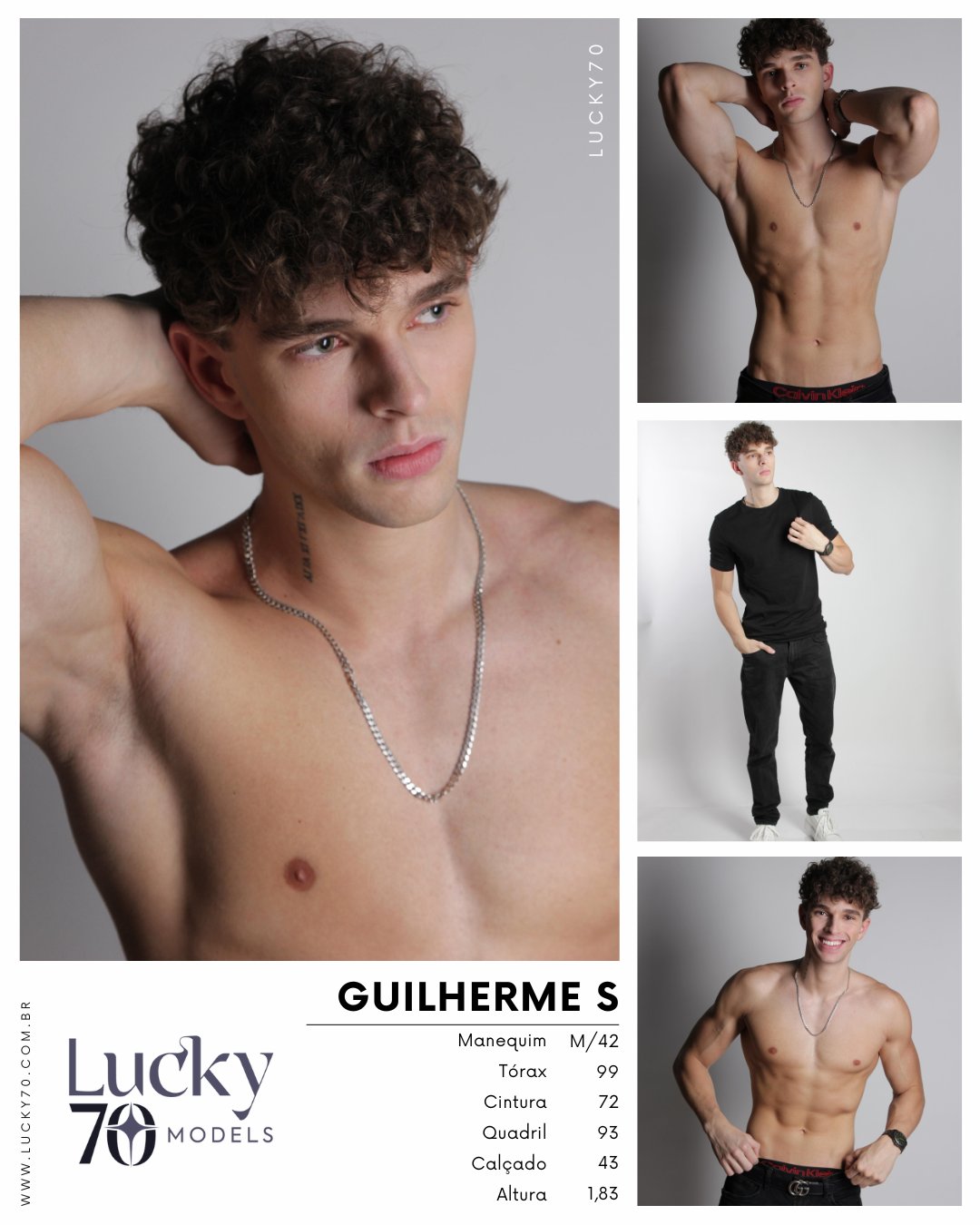 Modelo profissional GUILHERME S na Lucky70