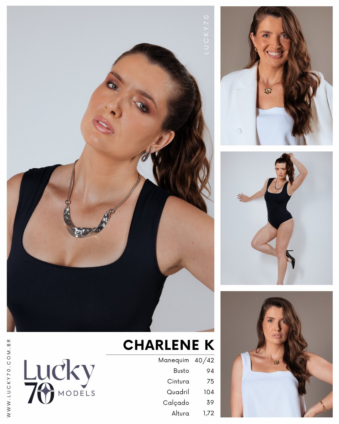 Modelo profissional CHARLENE K na Lucky70
