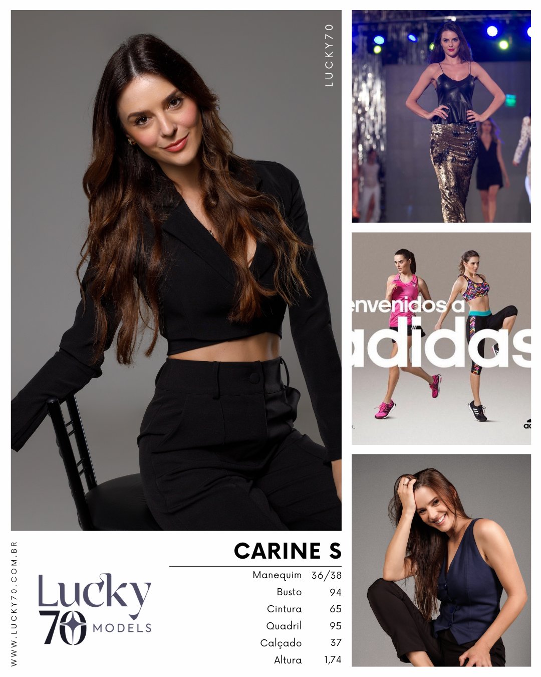 CARINE S, modelo da Lucky70 Models