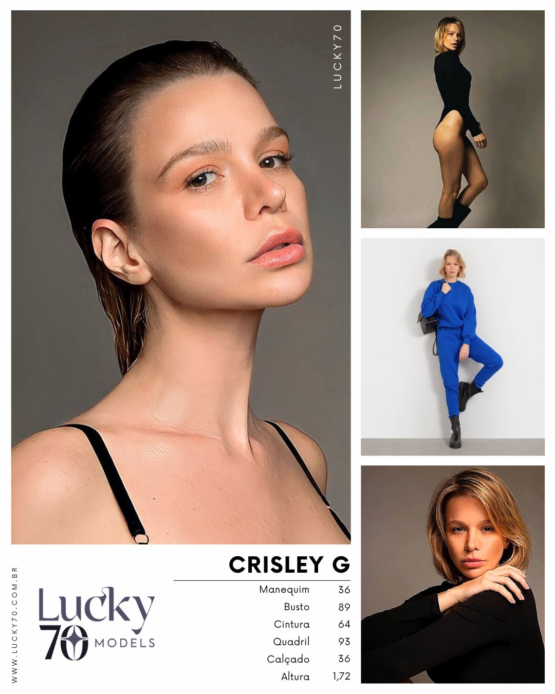 Modelo profissional CRISLEY G na Lucky70