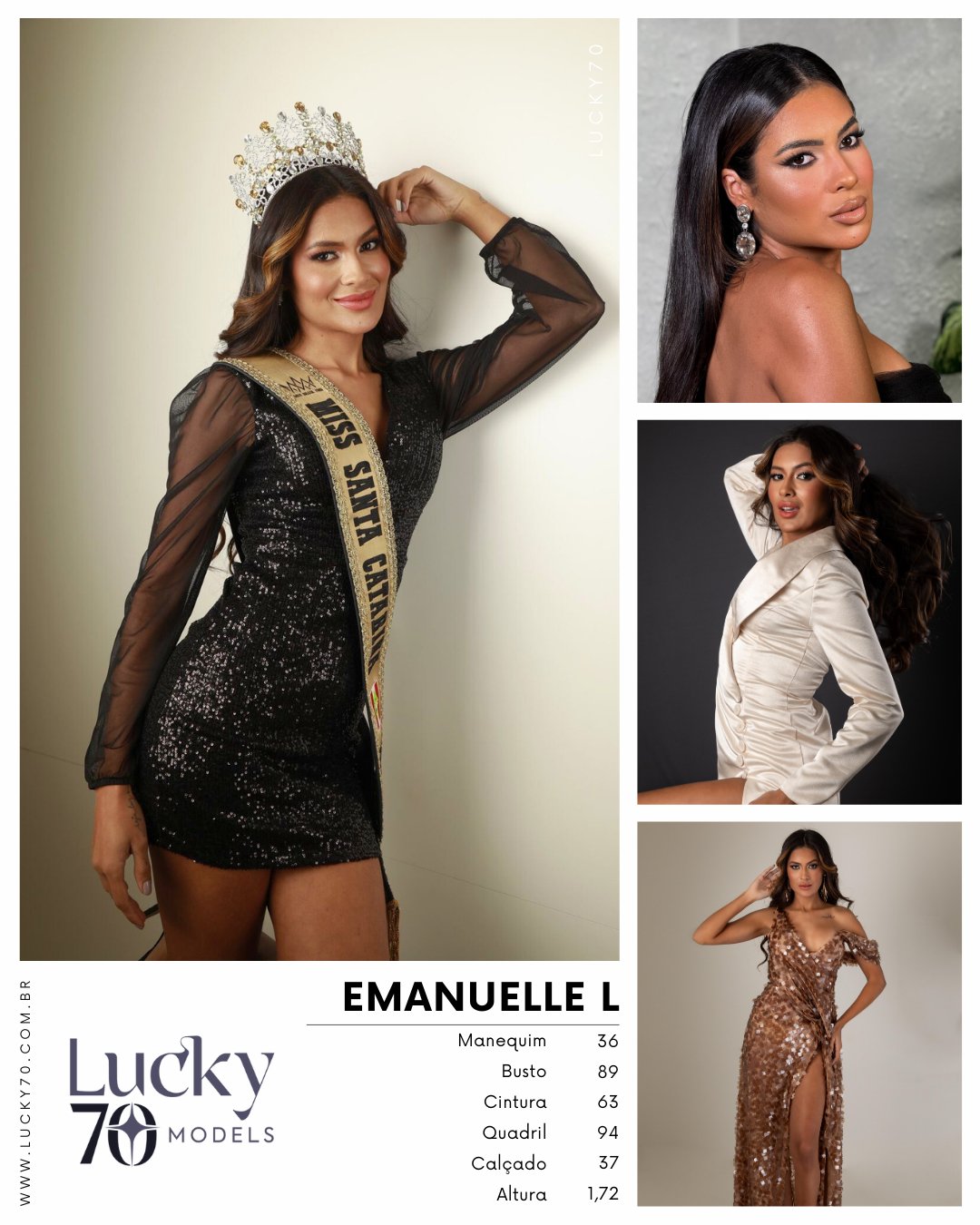 Modelo profissional EMANUELLE L na Lucky70