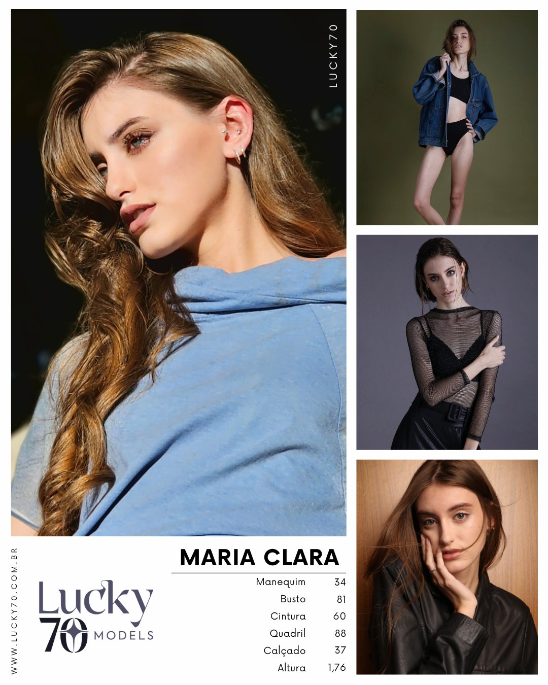 Modelo profissional MARIA CLARA na Lucky70