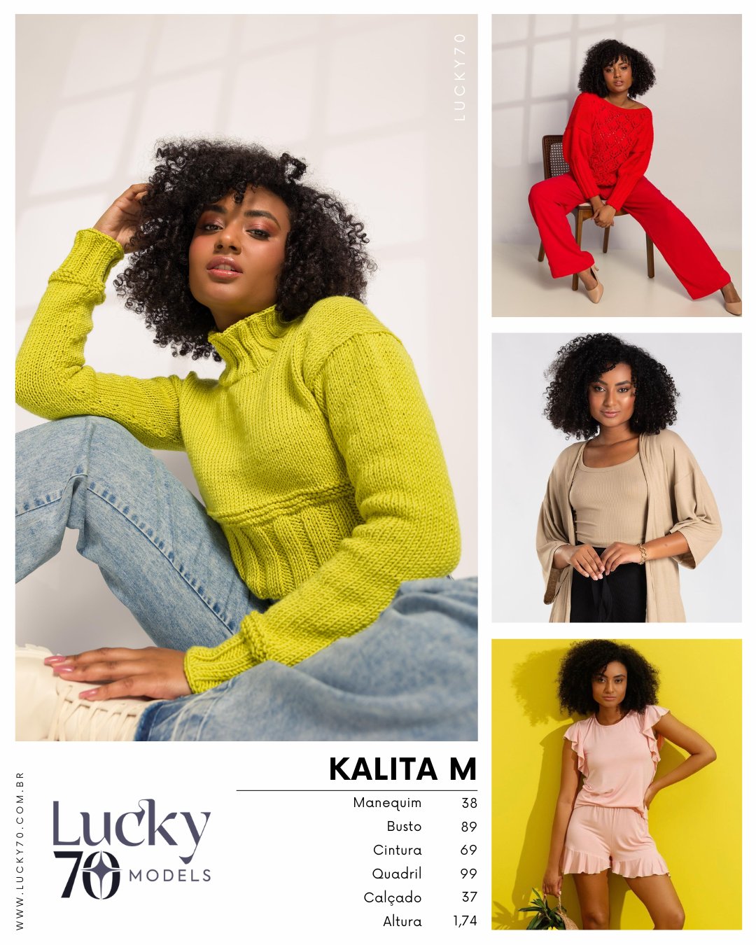 Modelo profissional KALITA M na Lucky70