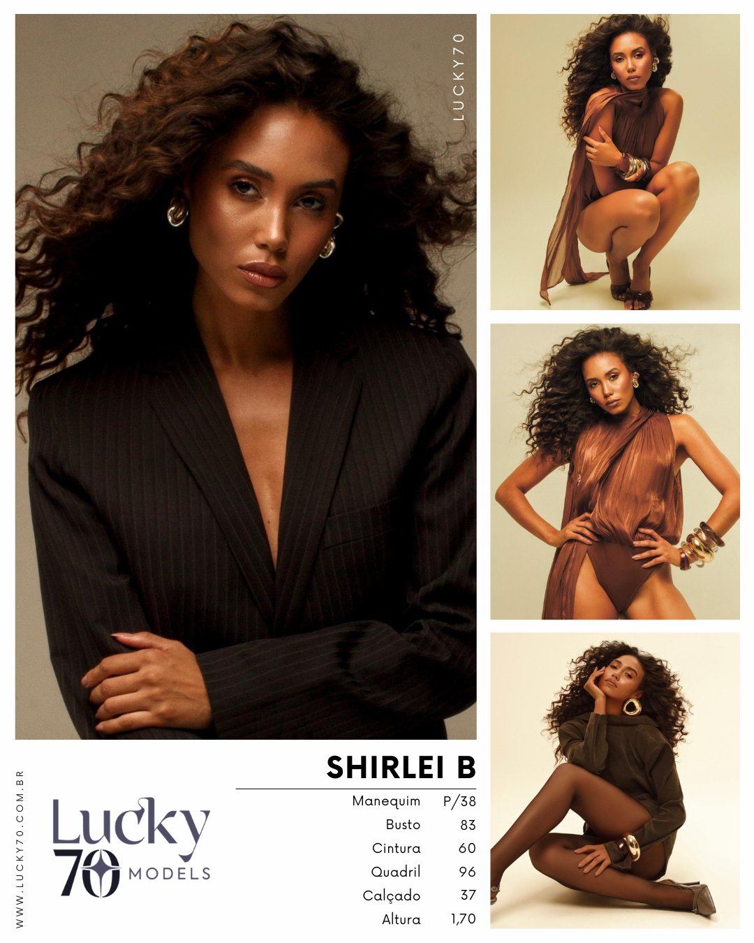 Modelo profissional SHIRLEI B na Lucky70