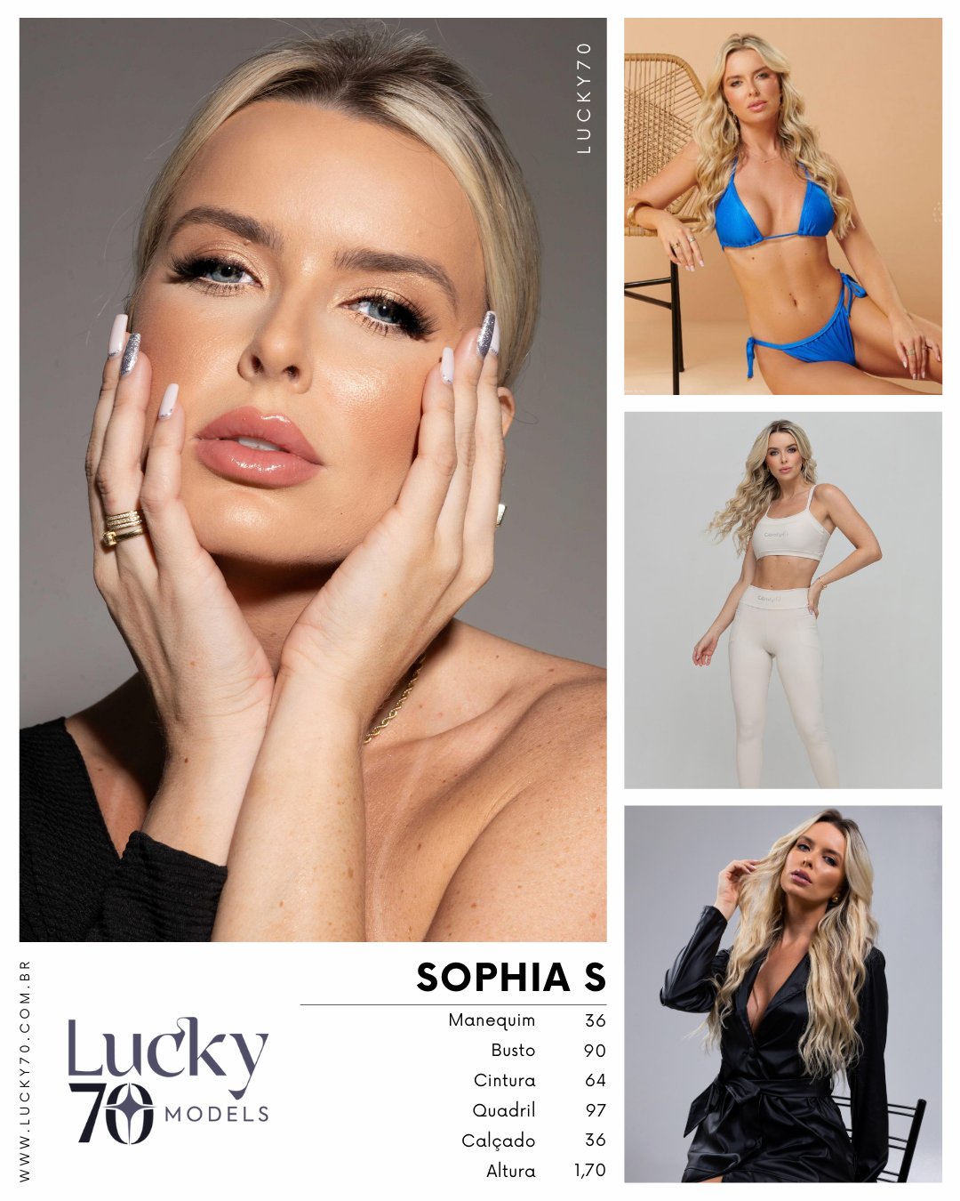 Modelo profissional SOPHIA S na Lucky70