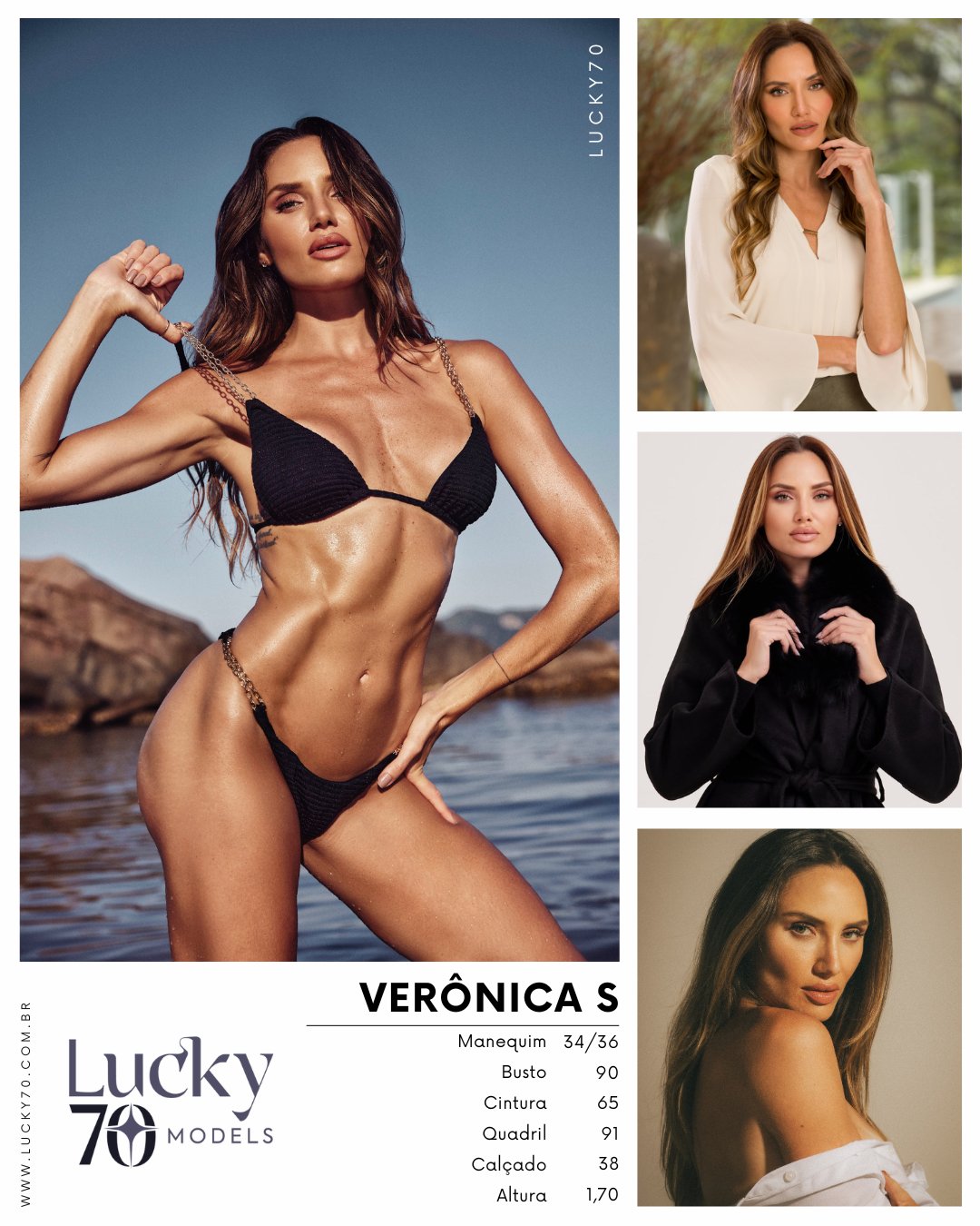 VERÔNICA S, modelo da Lucky70 Models
