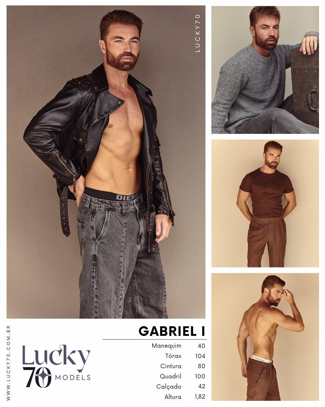 Modelo profissional GABRIEL I na Lucky70