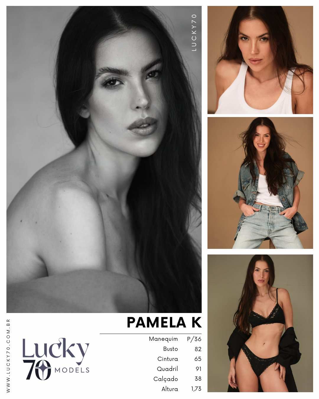 Modelo profissional PAMELA K na Lucky70