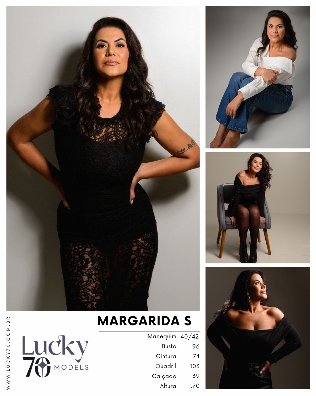 Modelo profissional MARGARIDA S na Lucky70