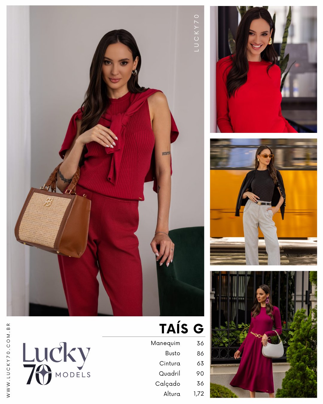 Modelo profissional TAÍS G na Lucky70