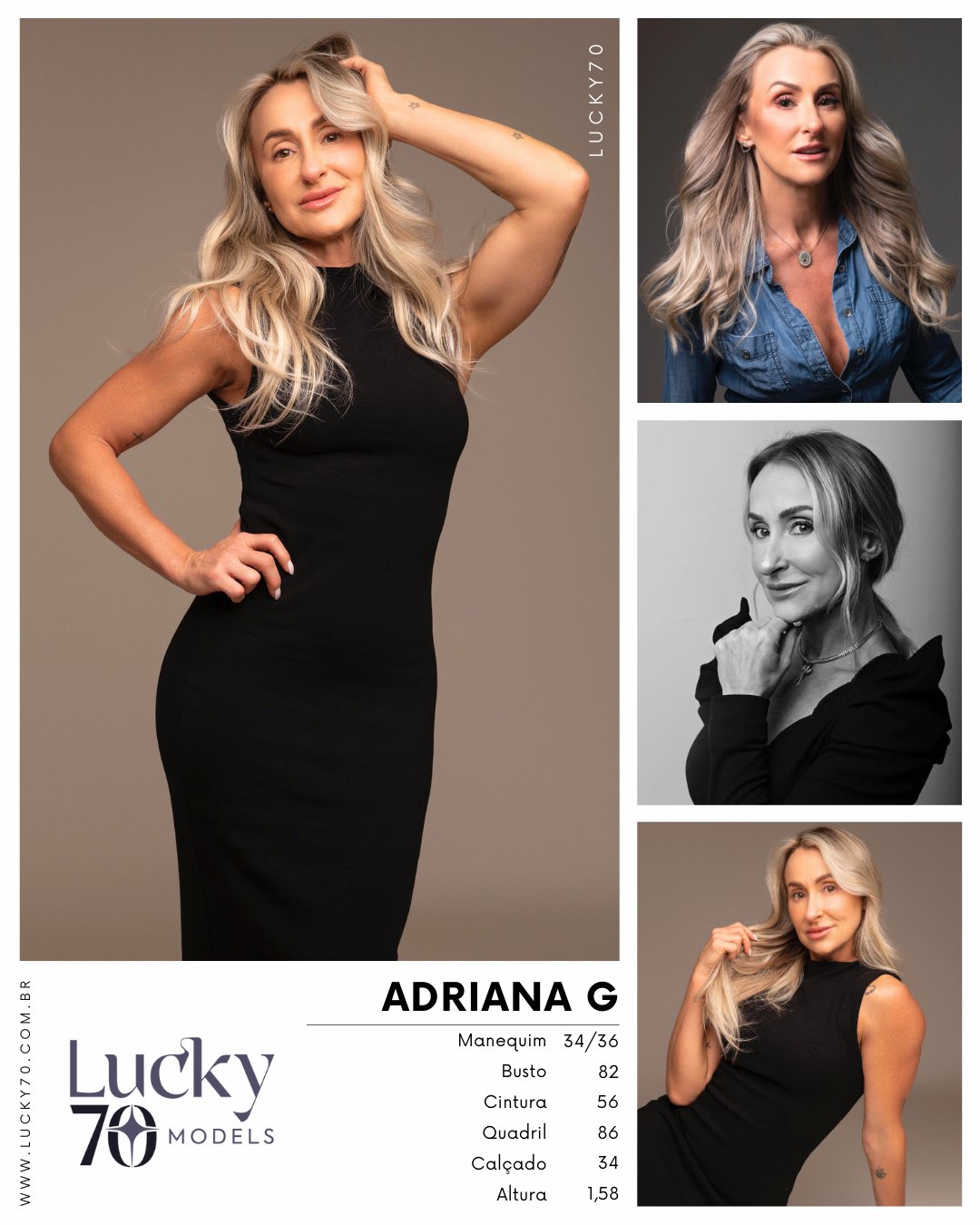 Modelo profissional ADRIANA G na Lucky70