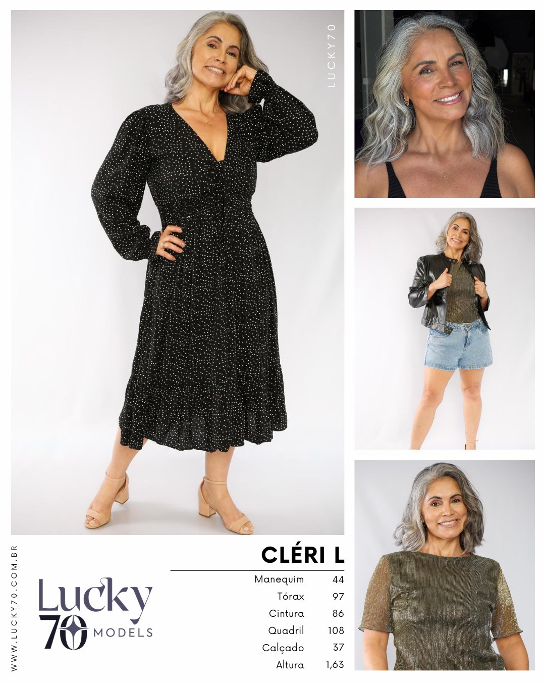 Modelo profissional CLÉRI L na Lucky70
