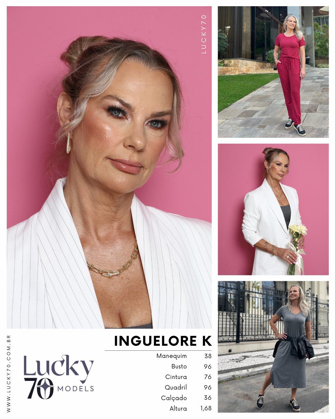 Modelo profissional INGUELORE K na Lucky70