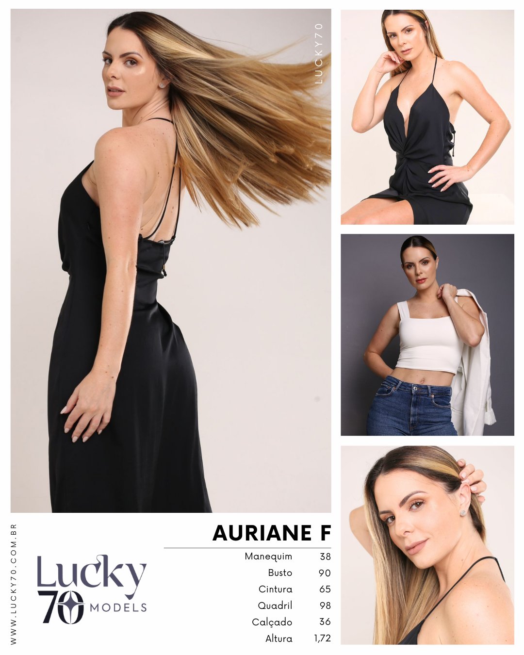 Modelo profissional AURIANE F na Lucky70