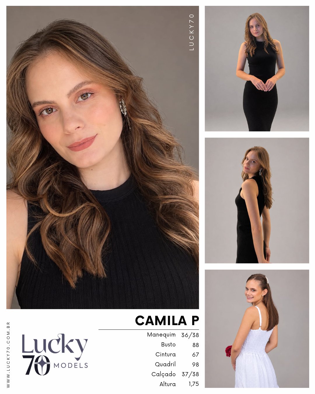 Modelo profissional CAMILA P na Lucky70