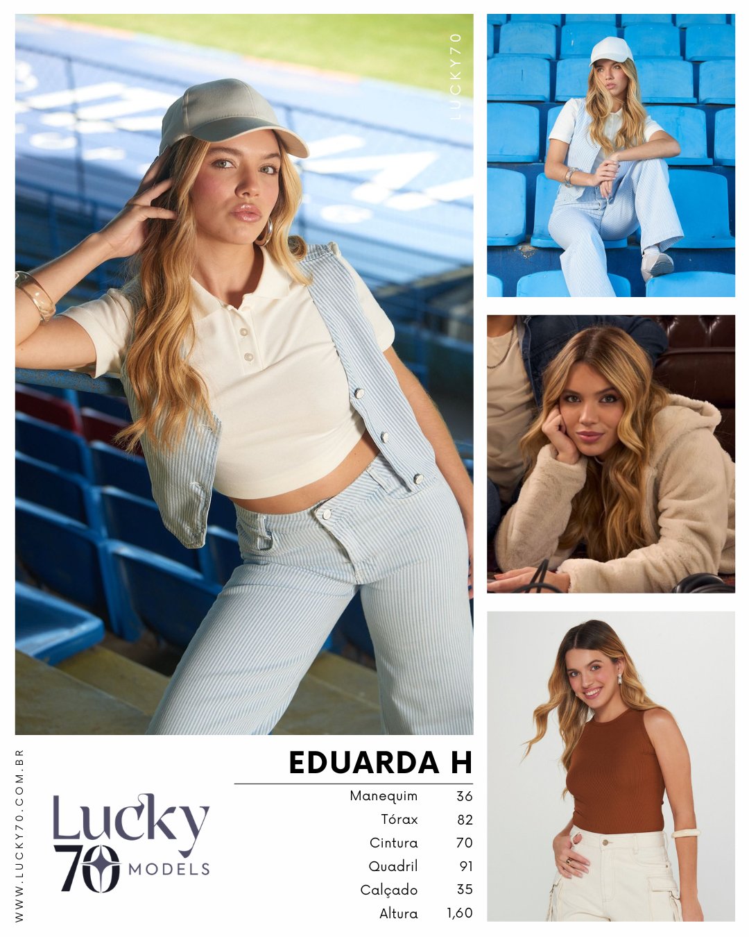 Modelo profissional EDUARDA H na Lucky70