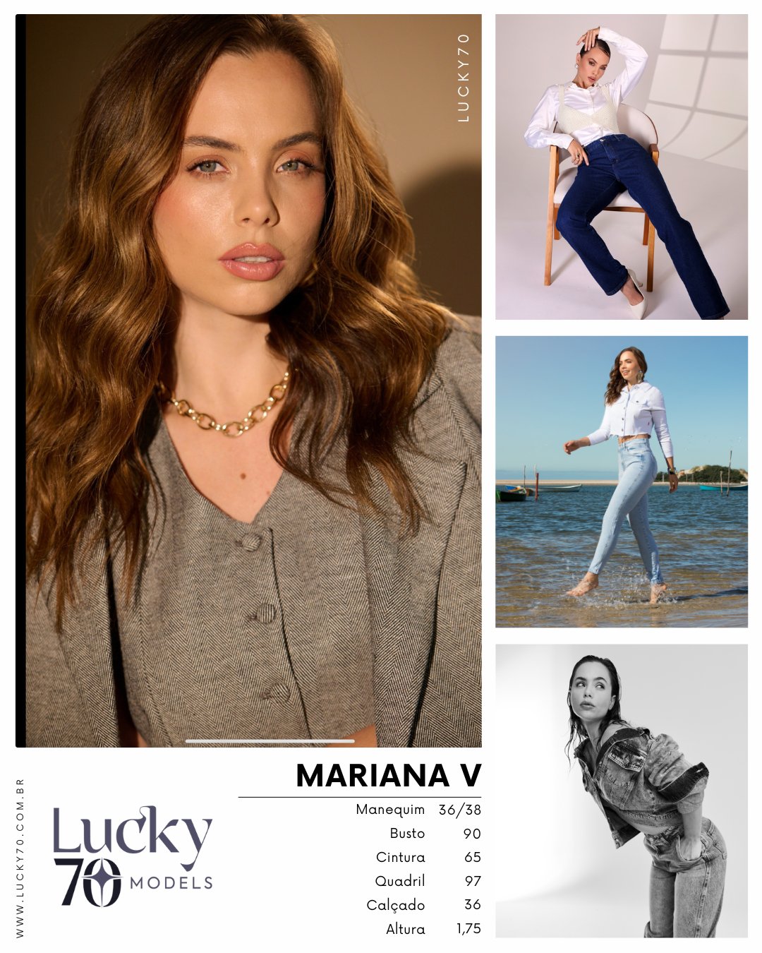 Modelo profissional MARIANA V na Lucky70