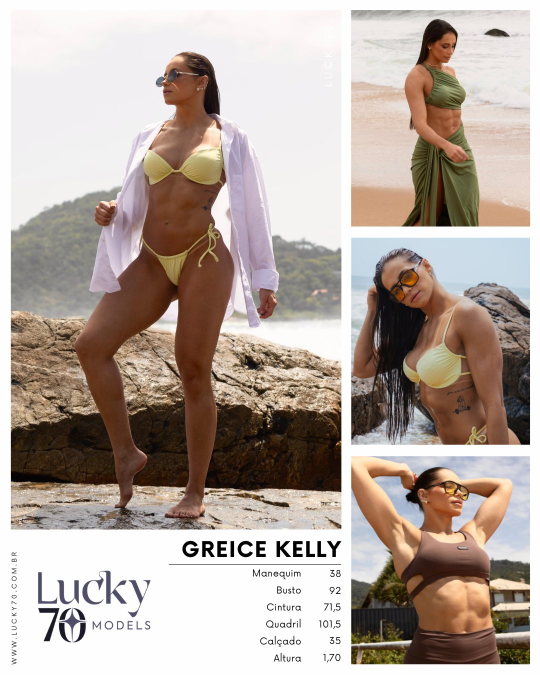 Modelo profissional GREICE KELLY na Lucky70