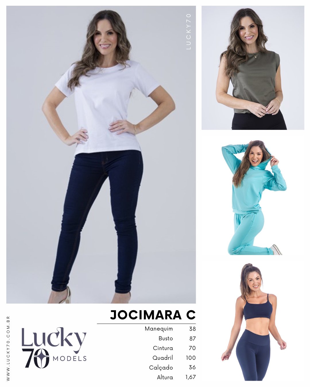 Modelo profissional JOCIMARA C na Lucky70
