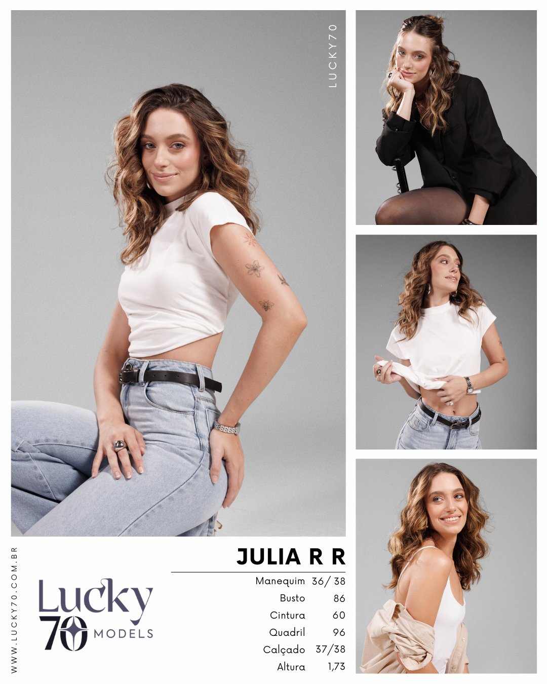 Modelo profissional JULIA R R na Lucky70
