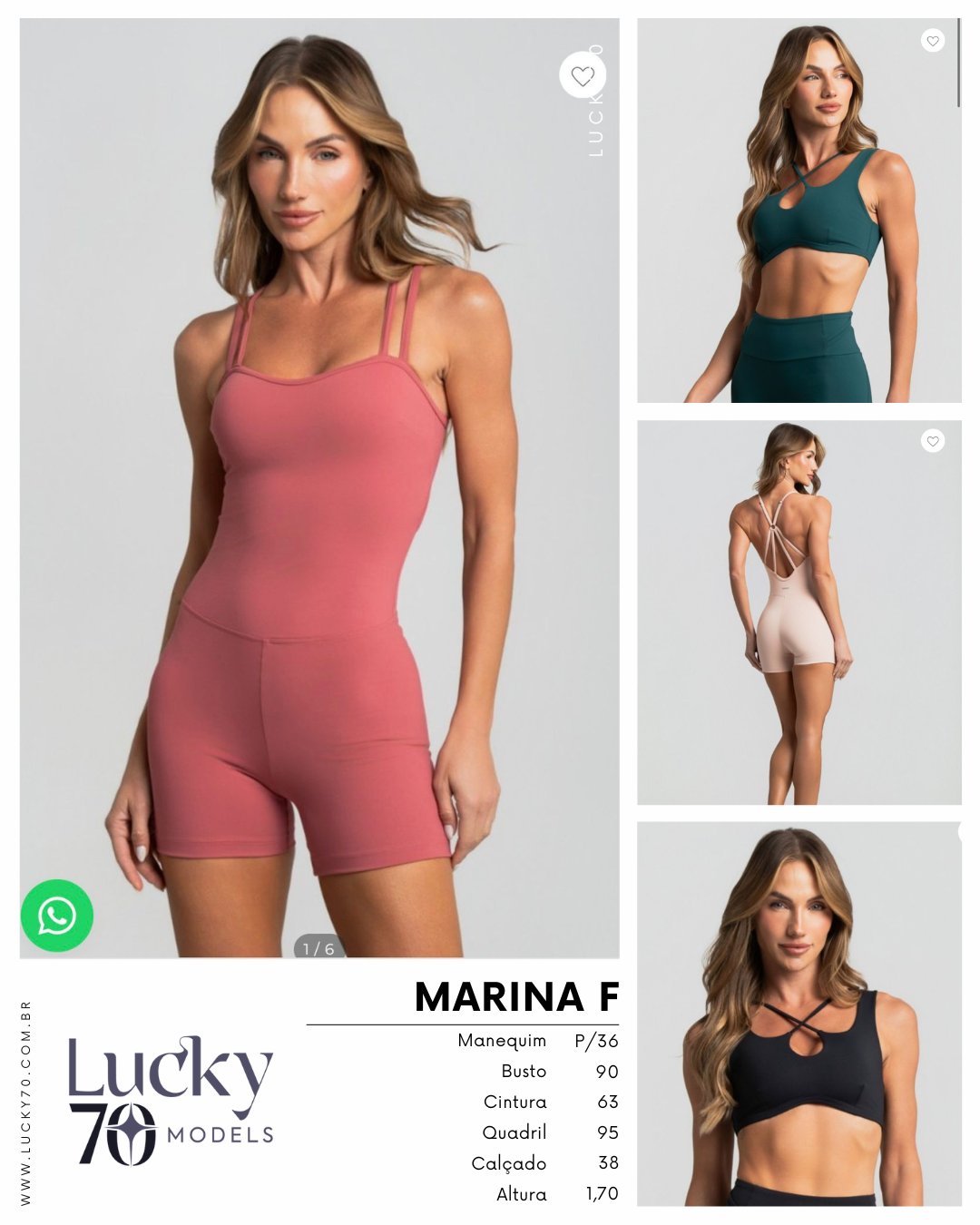 Modelo profissional MARINA F na Lucky70