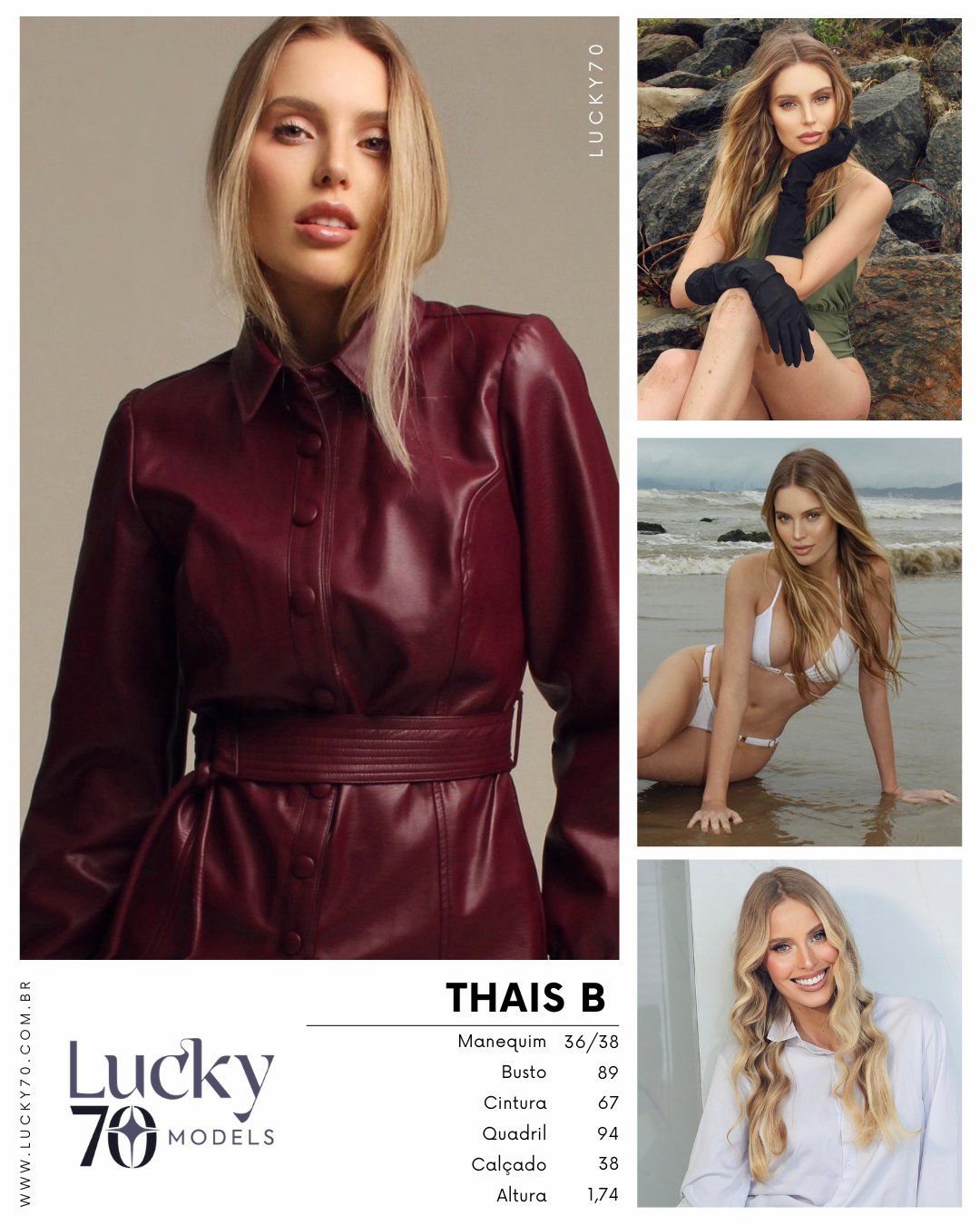 Modelo profissional THAIS B na Lucky70
