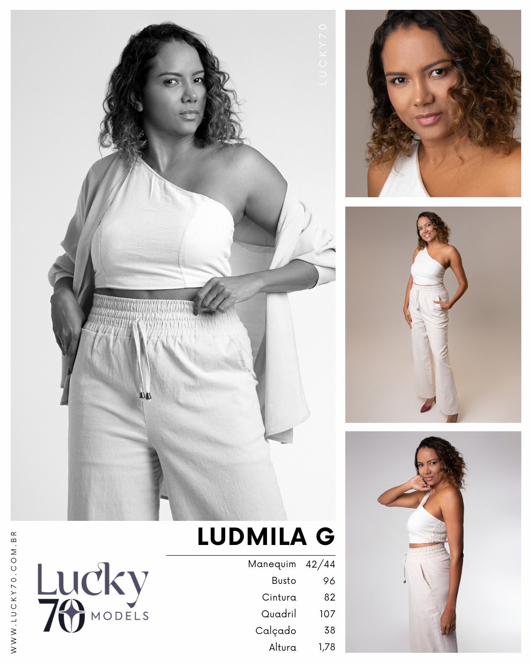 Modelo profissional LUDMILA G na Lucky70