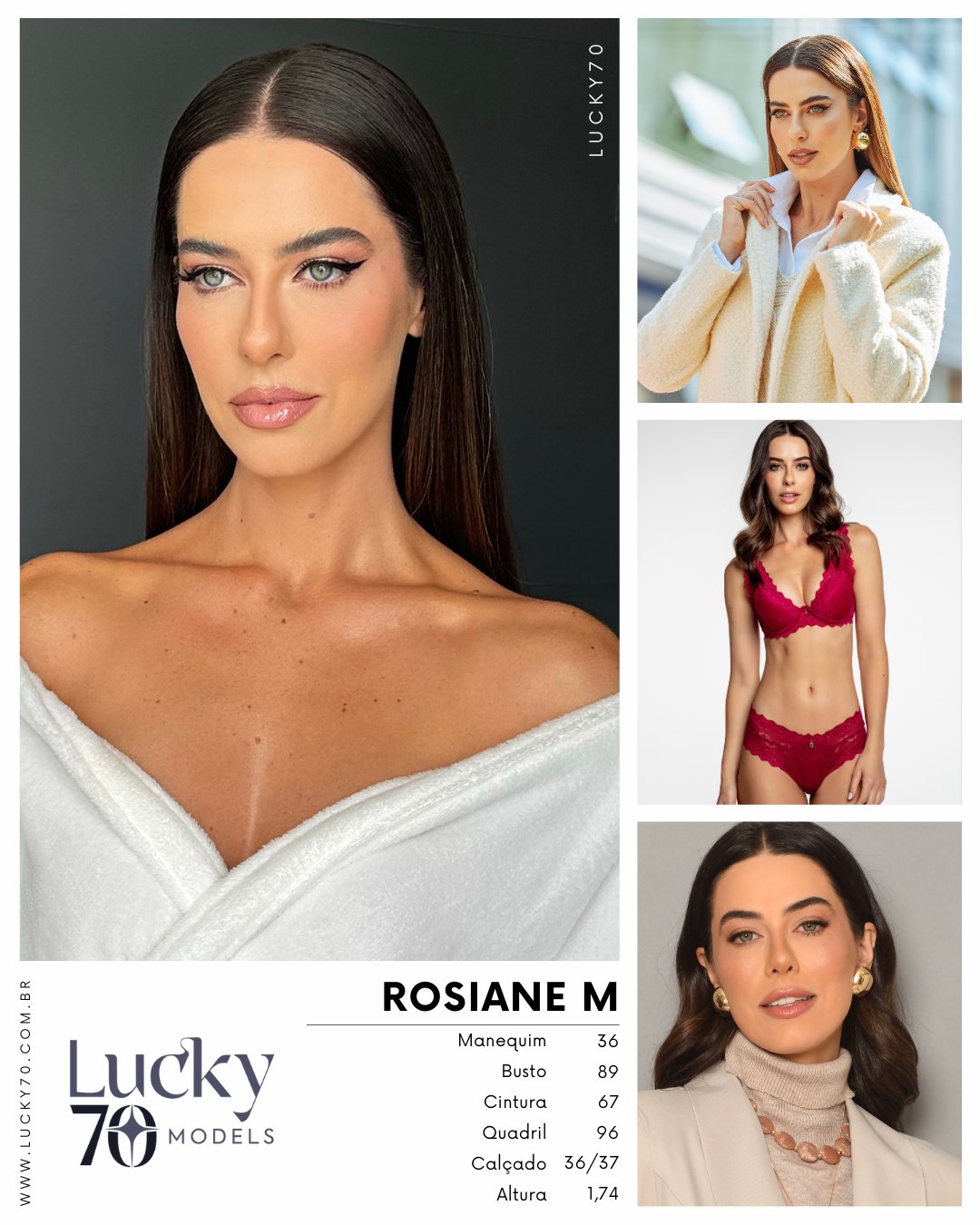 Modelo profissional ROSIANE M na Lucky70