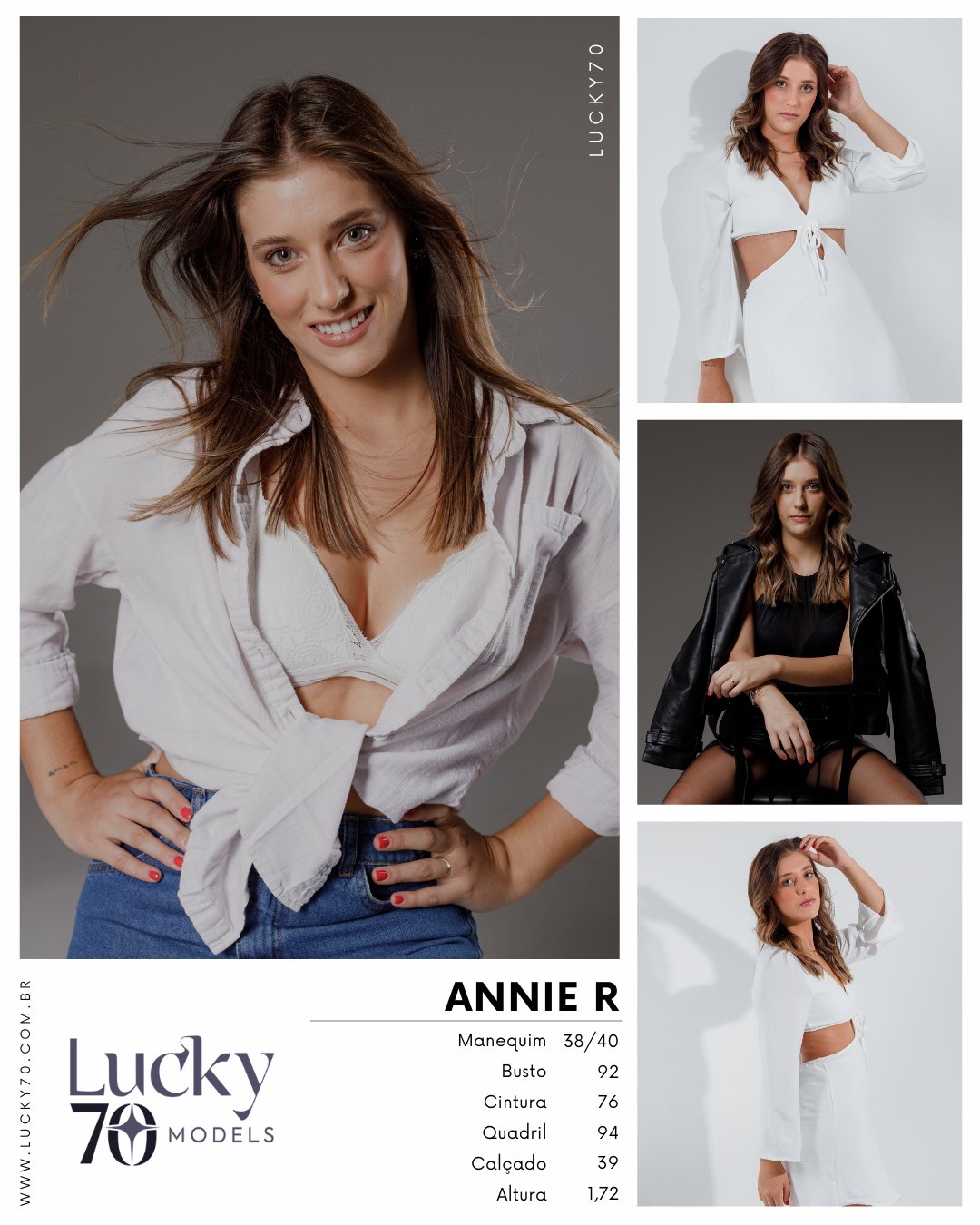 Modelo profissional ANNIE R na Lucky70