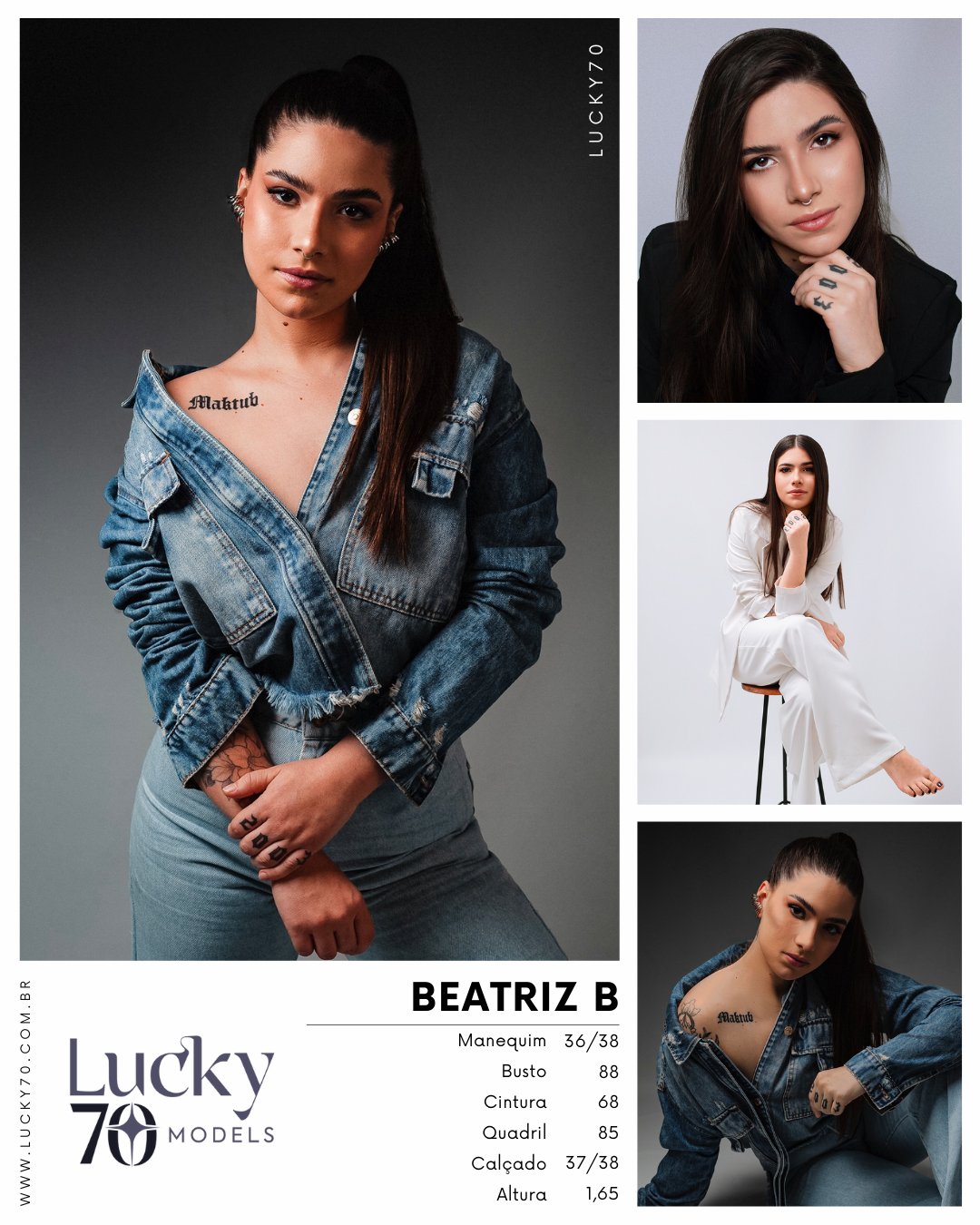 Modelo profissional BEATRIZ B na Lucky70