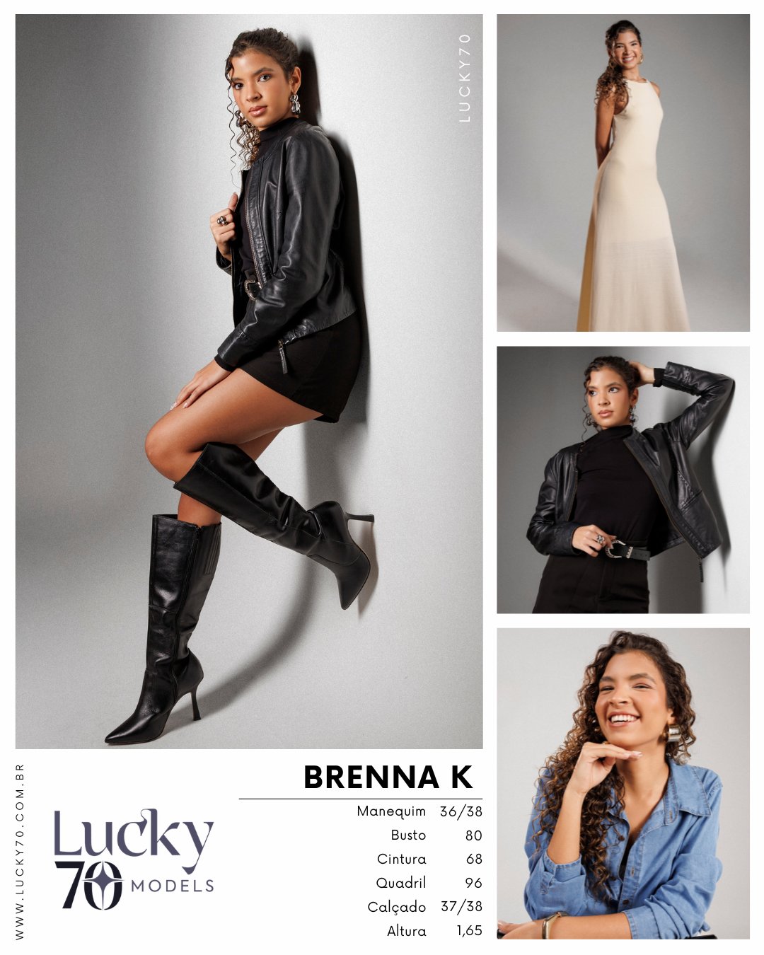 Modelo profissional BRENNA K na Lucky70