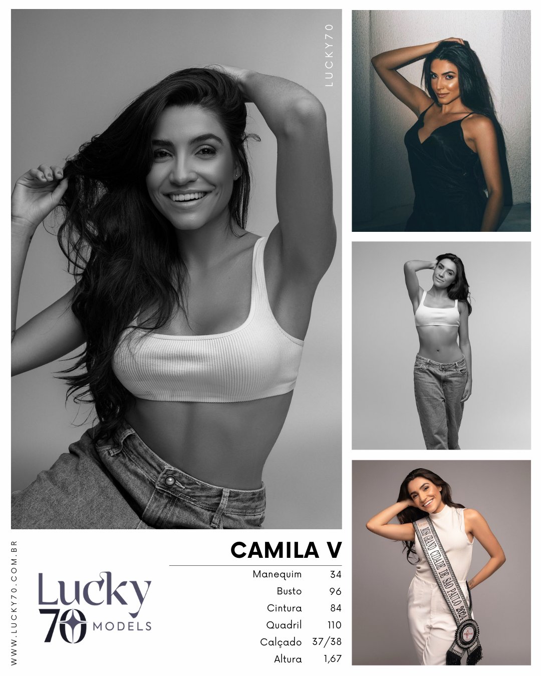 Modelo profissional CAMILA V na Lucky70