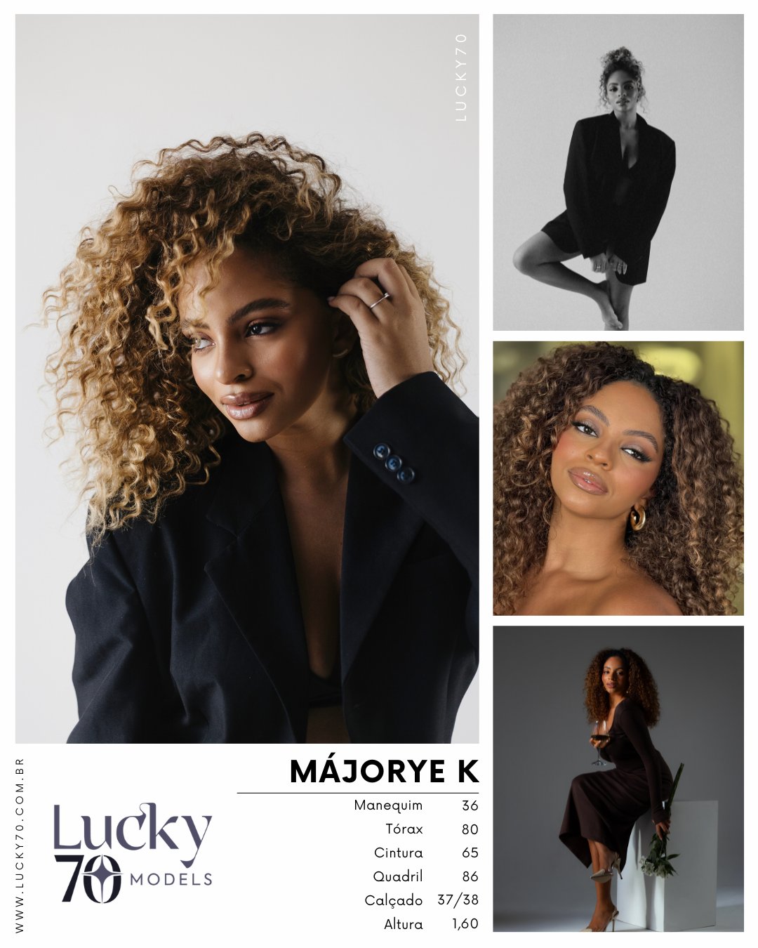 Modelo profissional MAJORYE K na Lucky70