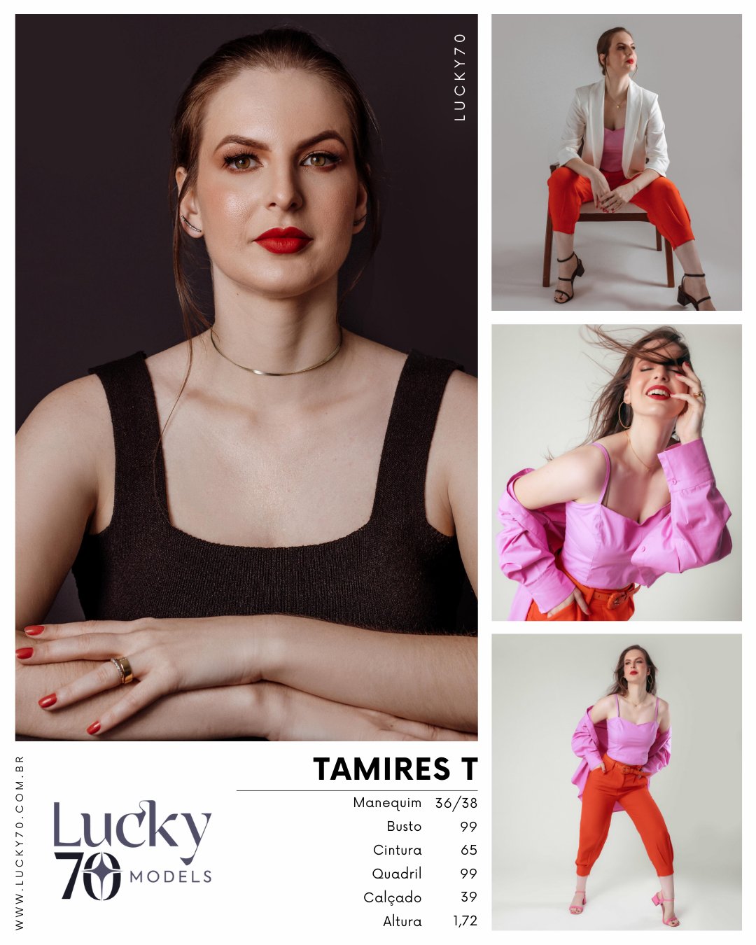 Modelo profissional TAMIRES T na Lucky70