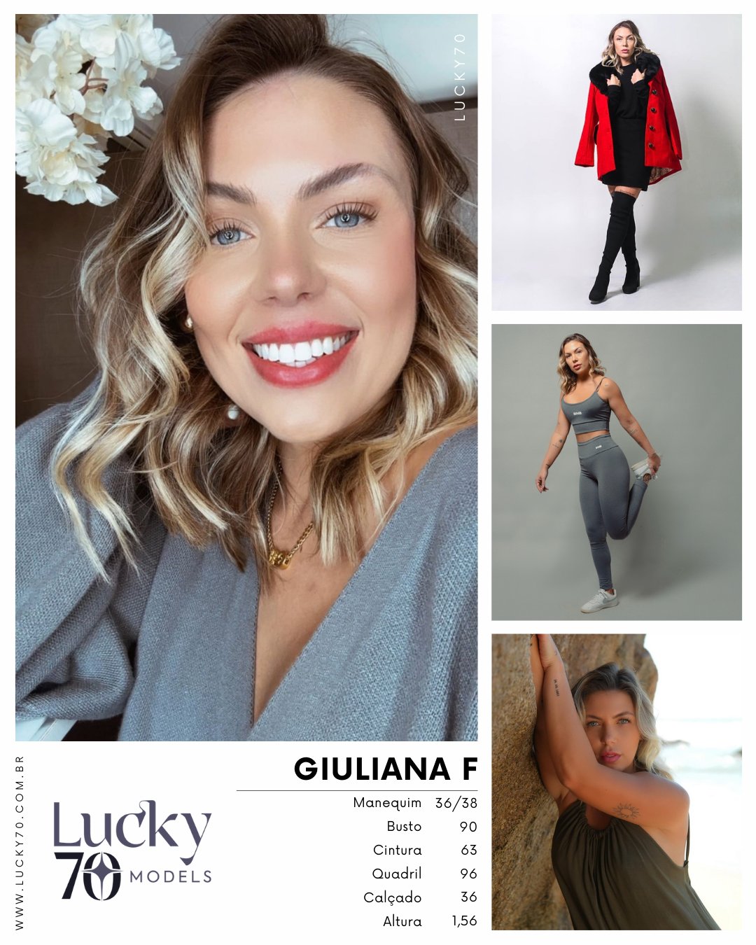 Modelo profissional GIULIANA F na Lucky70