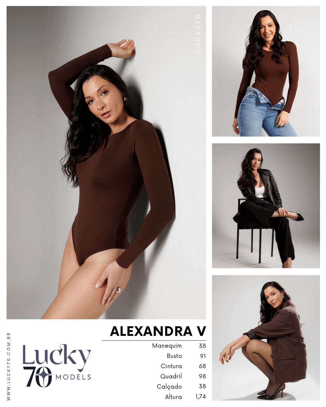 Modelo profissional ALEXANDRA V na Lucky70