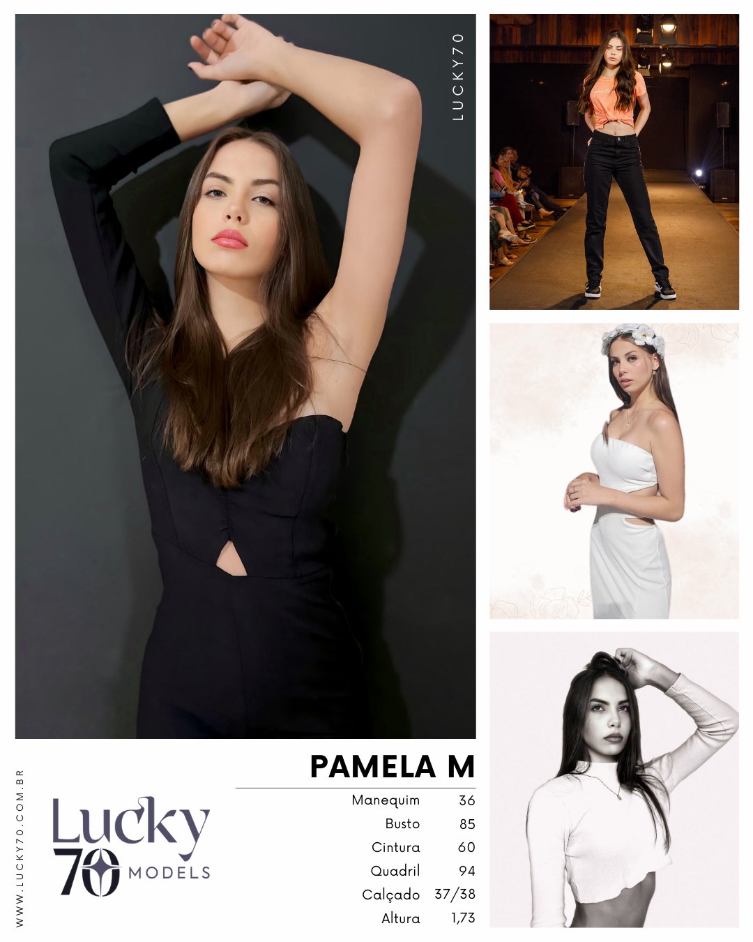 Modelo profissional PAMELA M na Lucky70