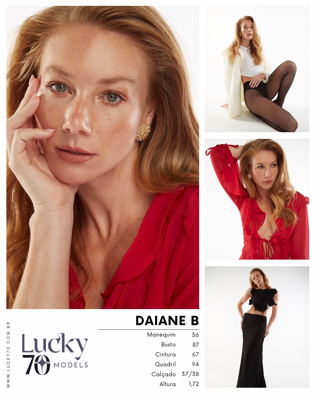 Modelo profissional DAIANE B na Lucky70